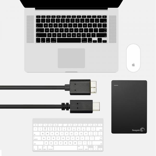 Picture of Type-C to micro 3.0 b （10 pin）usb cable